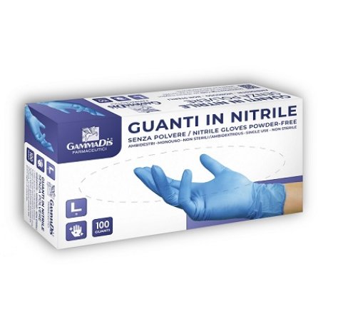 GUANTI NITR S/POL S 100PZ GAMMAD