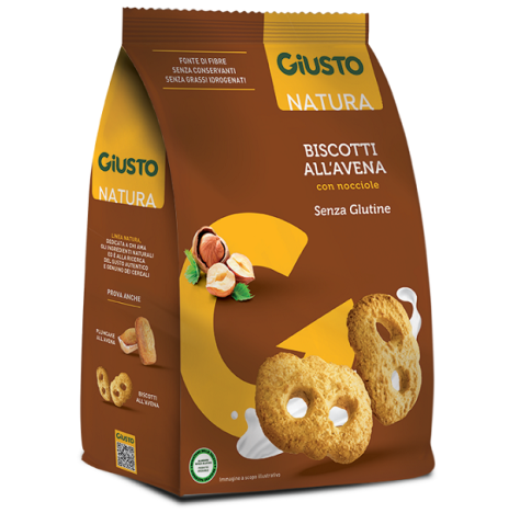 GIUSTO S/G BISCOTTI AVENA NOCC