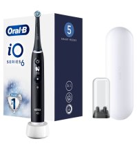 Oral-B iO6 Spazzolino Elettrico Ricaricabile Nero + 2 Refill