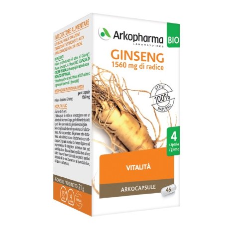 ARKOCAPSULE GINSENG 45CPS BIO