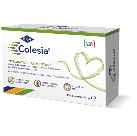 IBSA FARMACEUTICI ITALIA Srl COLESIA SOFT GEL 60 Compresse MOLLI