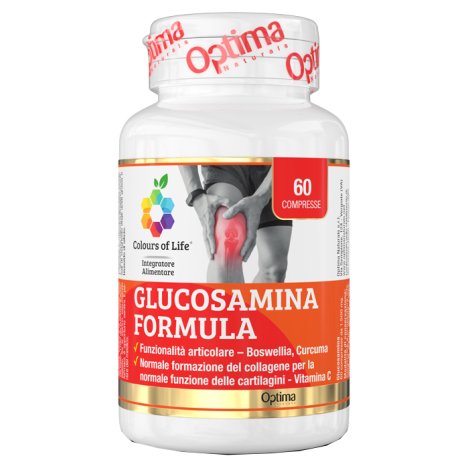 OPTIMA NATURALS Srl Glucosamina formula colours of life 60 compresse