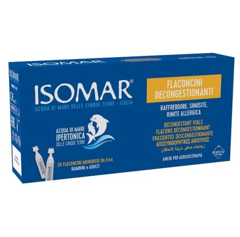 EURITALIA PHARMA (div.COSWELL) Isomar Flaconcini Decongestionante 20x5ml Soluzione Ipertonica 