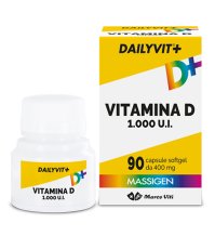 MARCO VITI FARMACEUTICI SpA Massigen Dailyvit Vitamina D 1000 UI - 90 Capsule 