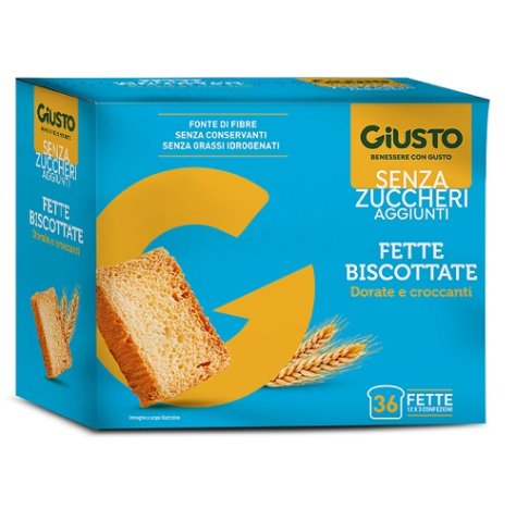 GIUSTO S/ZUCCH FETTE BISC 300G