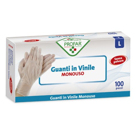 PROFAR GUANTO VINILE L 100PZ