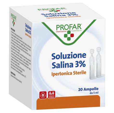 PROFAR SOLUZ IPERT 3% 5ML 20PZ