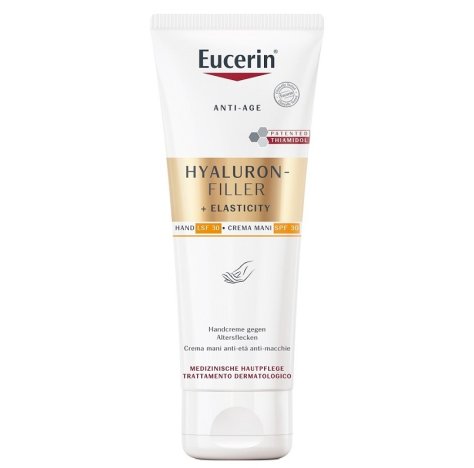 Eucerin Hyaluron-Filler + Elasticity Crema Mani Anti-Età Anti-Macchie Spf30 75ml