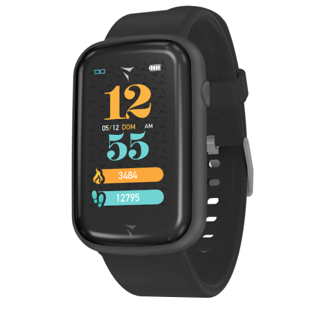 STEPS Smartwatch Total Black