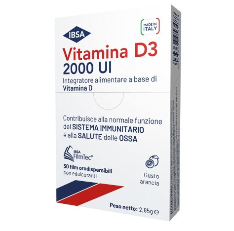 IBSA FARMACEUTICI ITALIA Srl VITAMINA D3 IBSA 2000UI 30FILM