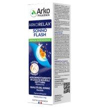 ARKOFARM SRL ARKORELAX FLASH SONNO SPRAY  Integratore alimentare con edulcorante, a base di melatonina e di escolzia.