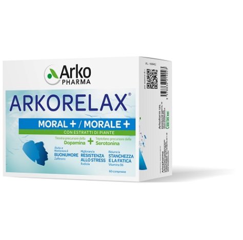 ARKOFARM SRL ARKORELAX MORAL+ 60 compresse Integratore per Umore , Stress e Stanchezza 