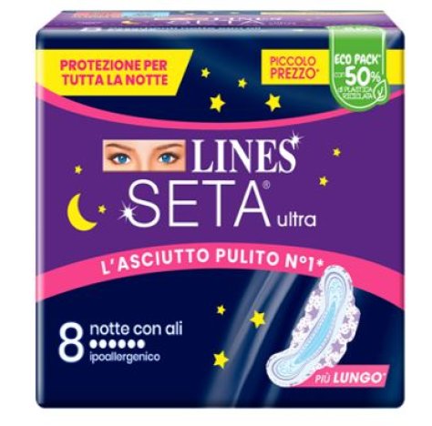 LINES SETA ULTRA NOTTE ( 8 PEZZI ) 