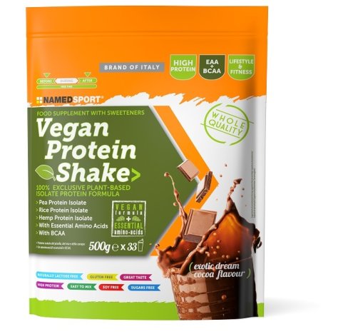 NAMEDSPORT Srl VEGAN Protein Shake Exotic Dream Cocoa 500 G