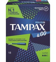 Tampax &go Super 18pz