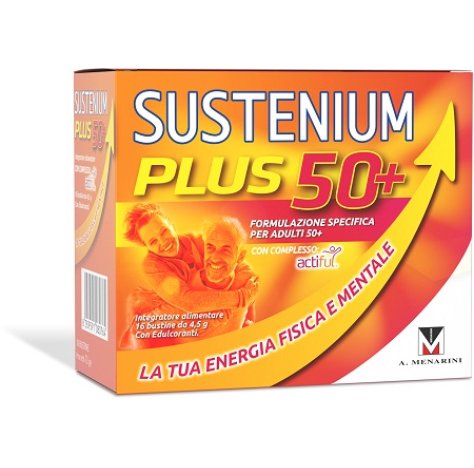 A.MENARINI IND.FARM.RIUN.Srl Sustenium plus 50+ 16 bustine