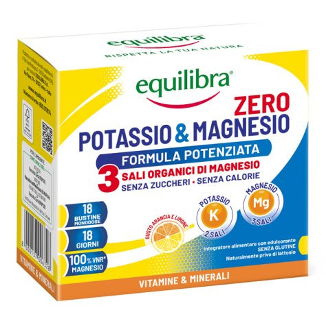 EQUILIBRA Srl Potassio&magnesio Zero 3 18 bustine