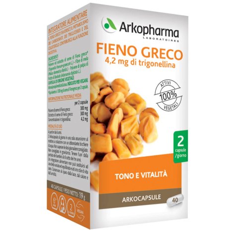 ARKOCAPSULE-FIENO GRECO BIO40CP<