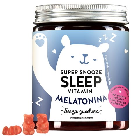 Super Snooze Sleep Vitamin With Melatonin Sugarfree 45 Caramelle Gommose