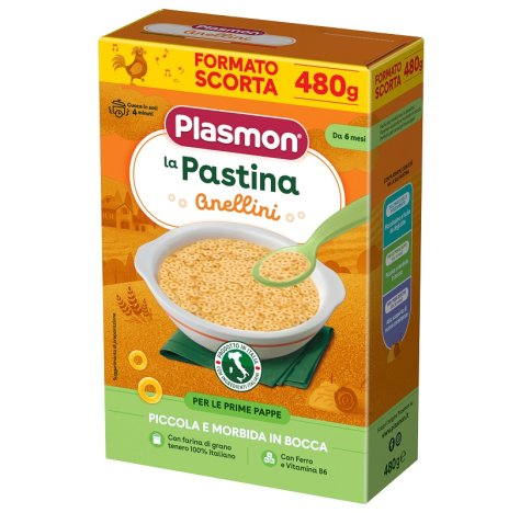 PLASMON Pasta Anellini 480g PLASMON Pasta Anellini 480g