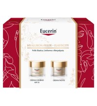 Eucerin Cofanetto Regalo Xmas Eucerin Hyaluron Filler + Elasticity - Crema Giorno Spf15 50ml + Crema Notte 50ml