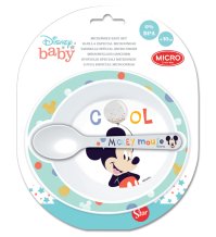 Mickey Set Micro Piatto C/cucc