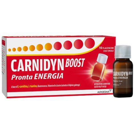 ALFASIGMA SpA Carnidyn Boost 10 flaconcini