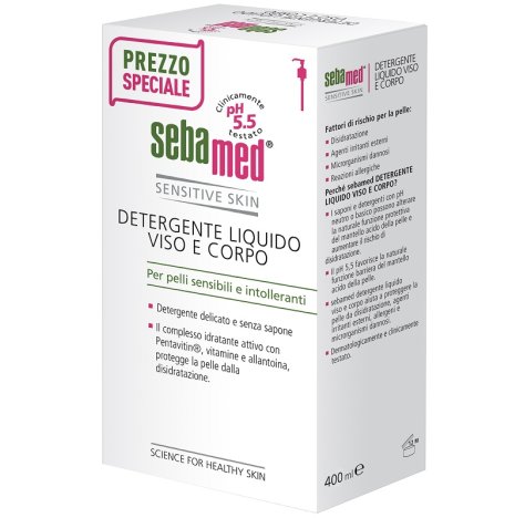 Sebamed Detergente Viso Corpo 400ml