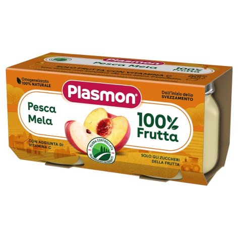 Plasmon Omog Pesca Mela 160g