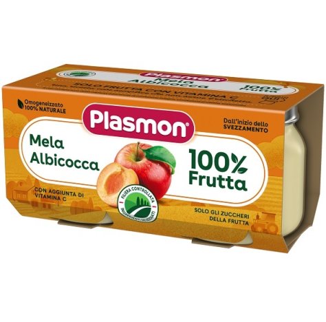 Plasmon Omog Mela Alb 160g