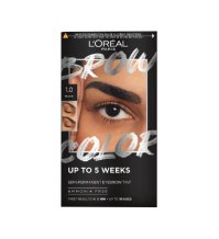 L'oreal Paris Brow Col 1 Black    BROW COLOR - COLORAZIONE SEMIPERMANENTE PER SOPRACCIGLIA