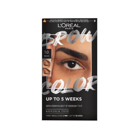 L'oreal Paris Brow Col 1 Black    BROW COLOR - COLORAZIONE SEMIPERMANENTE PER SOPRACCIGLIA