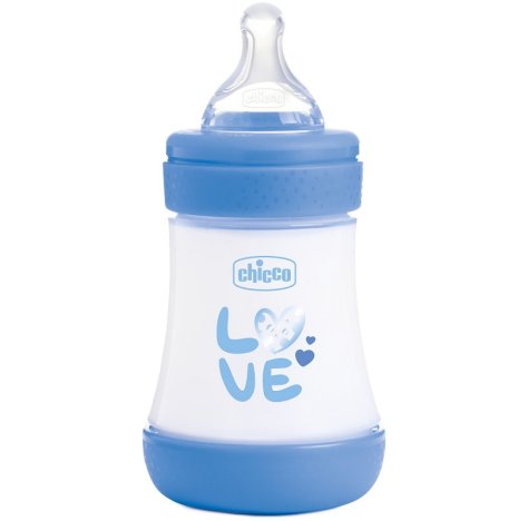  CHICCO (ARTSANA SpA) CHICCO BIBERON NEONATO PERFECT 5 BIBERON AZZURRO FLUSSO LENTO 150 ML 0MESI+