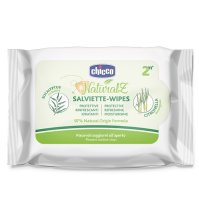 Chicco Zanza Salviette Naturali Anti-Zanzara Rinfrescanti & Protettive 20 Pezzi