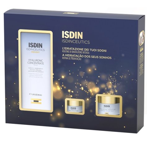 ISDINCEUTICS PACK IDRATANTE HYALURONICO CONCENTRATO 1 SIERO 30ml + 1 EYE GEL 4g+ 1 CREMA 8g