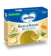 MELLIN BRODO DI VERDURE 10X8G