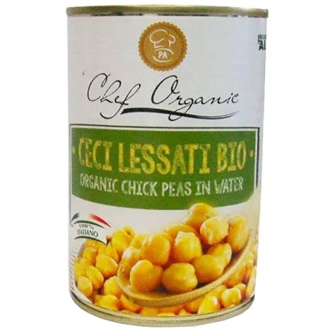 CHEF ORGANIC Ceci Lessati 400g