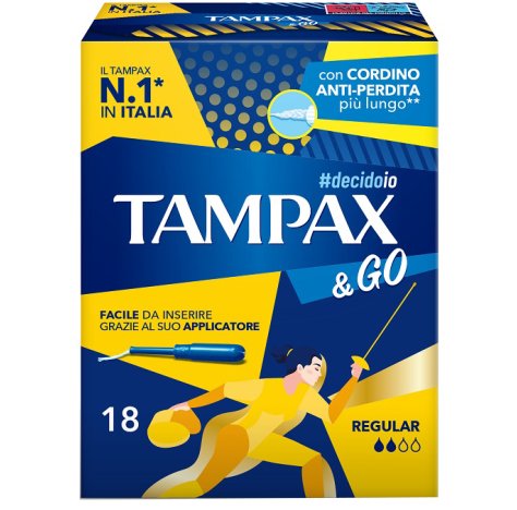 TAMPAX &GO REGULAR 18PZ