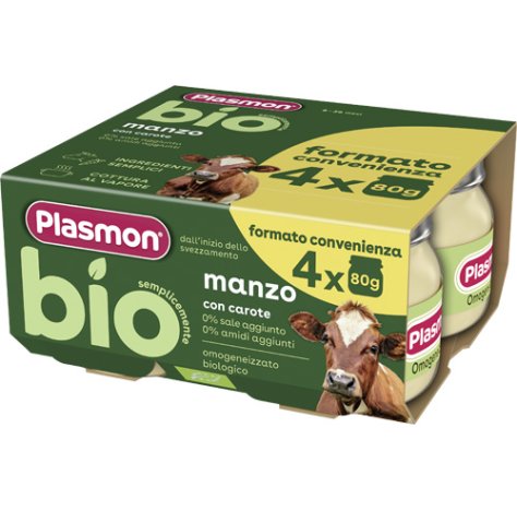 PLASMON BIO OMOG MANZO 4PZ PLASMON BIO OMOG MANZO 4PZ