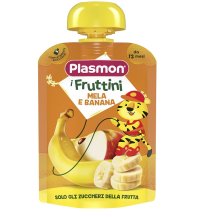 Plasmon Omog Pouch Mela/ban 130g