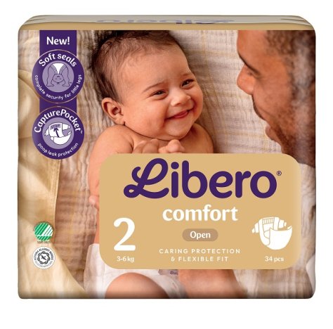 LIBERO COMFORT 2 3-6KG 34PZ
