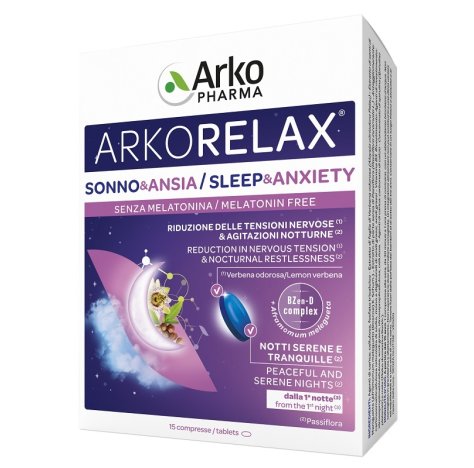 Arkorelax Sonno&ansia 15cpr