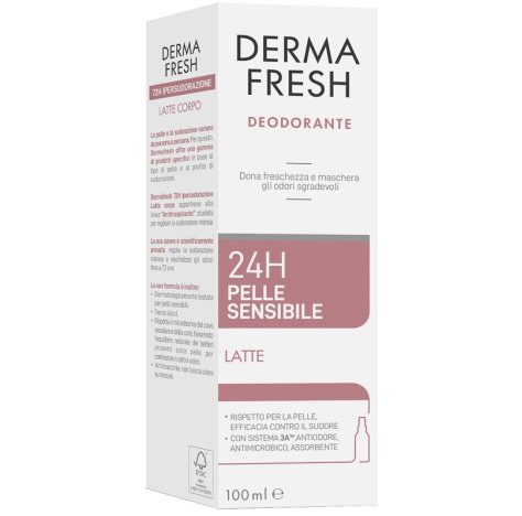 Dermafresh 24h P/sens Lat100ml