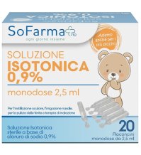 SOLUZ SALINA 0,9% 20FL 2,5ML SF+