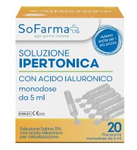 SOLUZ IPERTONICA 3% 20FL SF+