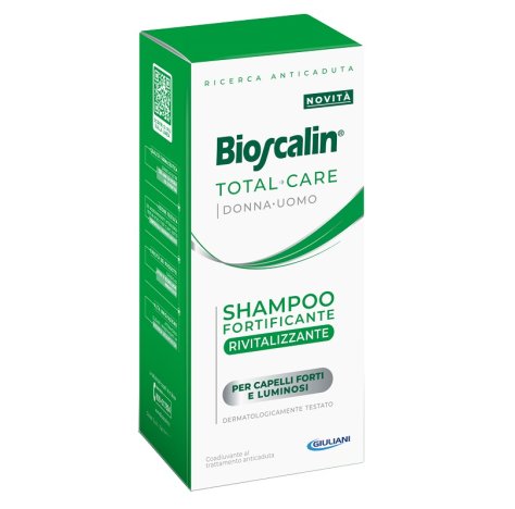 BIOSCALIN TOTAL CARE DONNA UOMO - SHAMPOO FORTIFICANTE RIVITALIZZANTE 200 ML 
