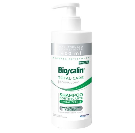 BIOSCALIN TOTAL CARE DONNA UOMO - SHAMPOO FORTIFICANTE RIVITALIZZANTE 400ML 