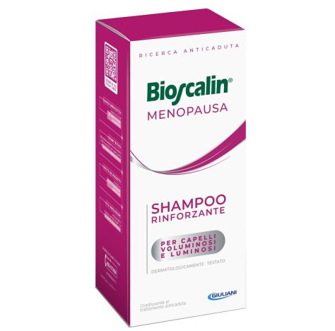 BIOSCALIN MENOPAUSA - SHAMPOO RINFORZANTE per capelli voluminosi e luminosi 