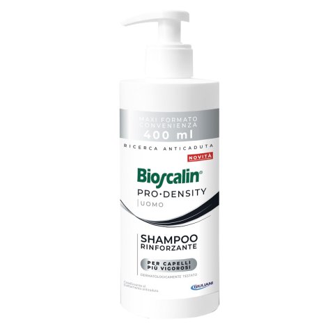 BIOSCALIN PRO DENSITY UOMO - SHAMPOO RINFORZANTE per capelli più vigorosi 400ML 