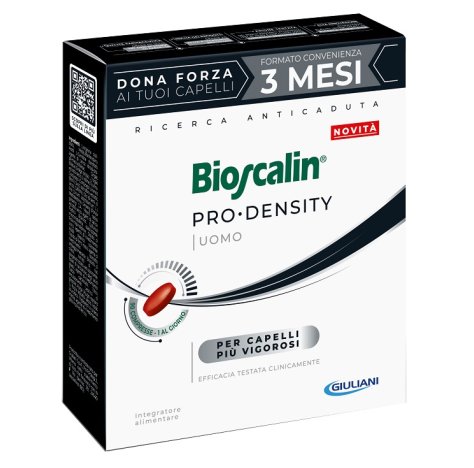Bioscalin Pro Density Uomo per Capelli più vigorosi 90 compresse - Integratore contro la Caduta dei Capelli